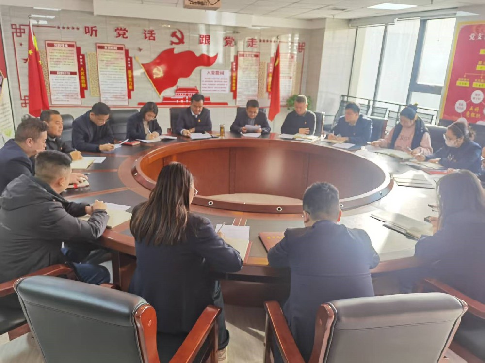 天水經(jīng)發(fā)公司黨支部召開(kāi)2025年度組織生活會(huì)暨民主評(píng)議黨員大會(huì)